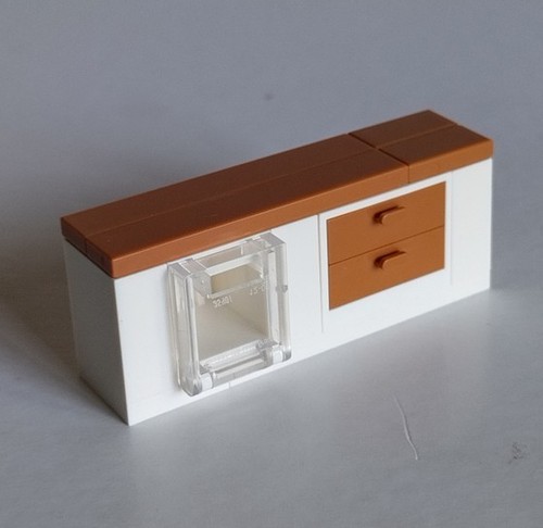 Lego tan white kitchen - tan,