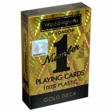 Classic Gold Waddingtons Number 1 Playing Cards