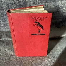 Word Of Honour By Sapper 1928 HB Hodder & Stoughton