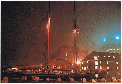 Postcard bluenose night - ii,