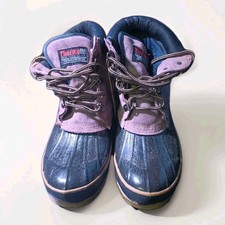 Thermolite Judith Sport Purple Suede Winter & Rain Boots Women's Size 8