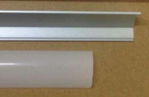 Silver floor edge trim with - edge,
