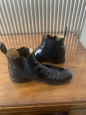 Loake Black Leather Chelsea Handmade In England Boots UK Size 10.5