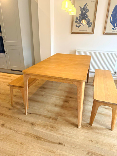 3pc extending wooden dining - wooden,