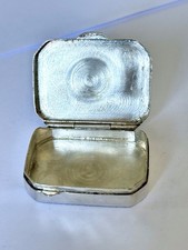 Vintage Sterling Silver Pill