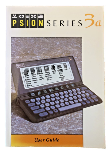 Psion series user guide - 3a,