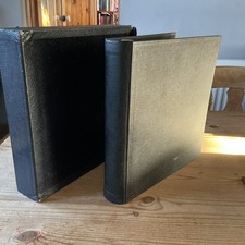 Stanley Gibbons Plymouth 2 Peg Stamp Album With Box Case And 2 Leaves