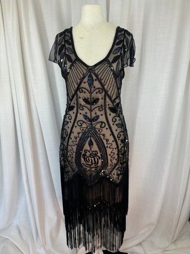 1920s vintage beaded fringe - vintage,