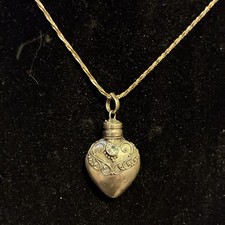 Sterling Silver Heart Perfume