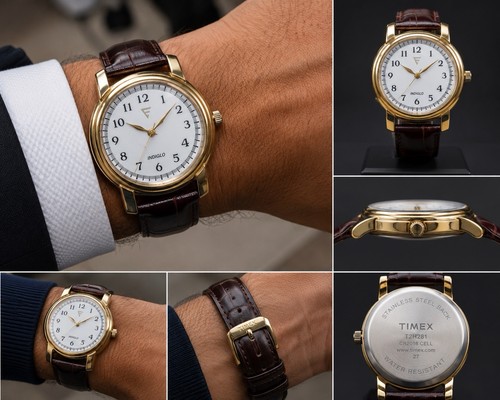 Timex indiglo men gold - indiglo,