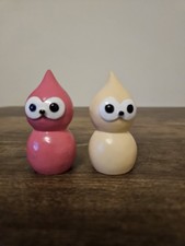 Vintage Zingy The Flame EDF Energy Mascot x2 Decoration Figures Dolls Not A Toys