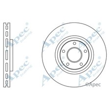 2x Brake Discs Vented For