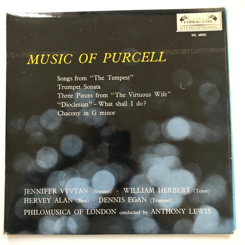 Music purcell jennifer - of,