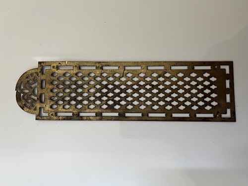 Victorian brass pierced - x,