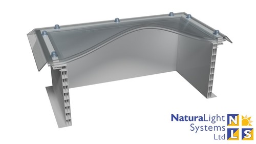 Upvc kerb polycarbonate dome - upvc,