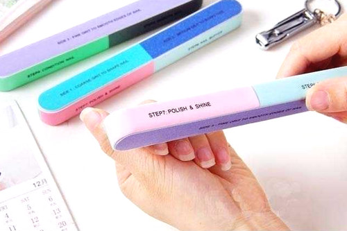 Easy nail polishing sanding - sanding, &