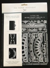 Edge gatefold stepper etc Beyond Concept Cards Vol VI Paper Boutique dies 57pc