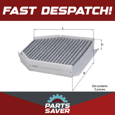 Pollen / Cabin Filter fits MERCEDES SL55 AMG R230 5.4 01 to 12 Mahle 2308300418