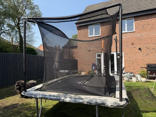 Rectangular trampoline and - trampoline,