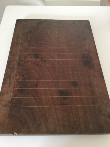 Genuine antique mahogany shove