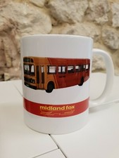Midland Fox Cup Mug Leyland National bus Leicestershire Derbyshire buses