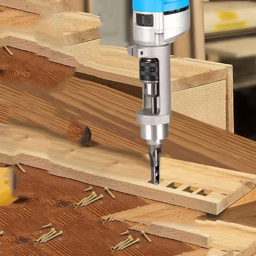 Square hole drill - hole,