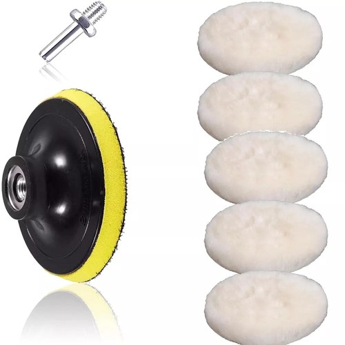 150mm round wool - wool, buffing
