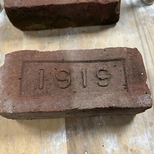 Antique Clay Brick “1919” In Frog Of The Brick Special Production Collectibles