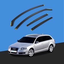 Audi A6 C6 2004-2011 5 Door Avante Estate Wind Deflectors 4pc Tinted