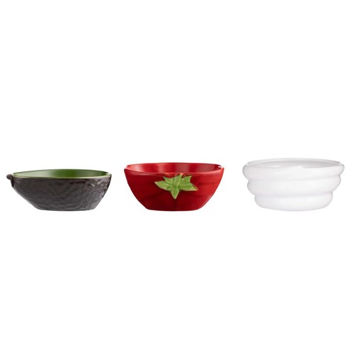 Fajita dip bowls set - bowls, 3