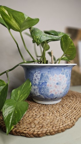 Oriental design planter plant - oriental,