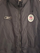 Retro Liverpool Football Club Bench Coat 1990's Adults Large - Good Condition