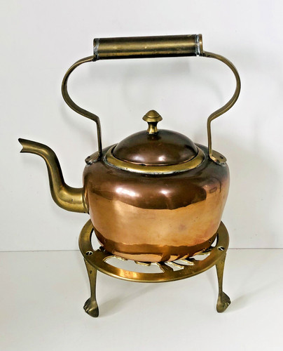 Copper with brass handle and - copper,
