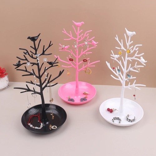 Gold jewellery tree stand - gold,