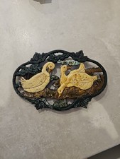 vintage cast iron duck trivet