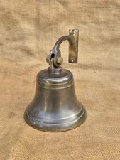 Vintage Brass Ships Bell Ship Bell Nauticalia 6 Inch Diameter Vintage 