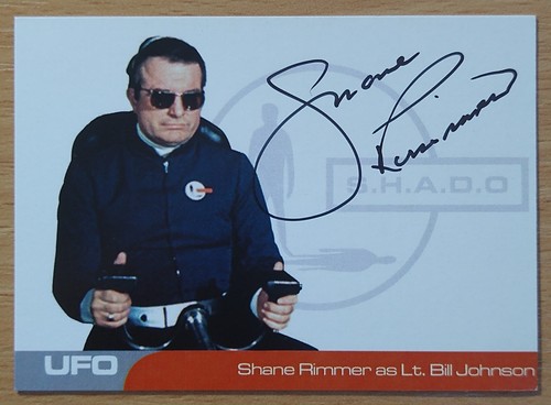 Shane rimmer rare ufo - shane,