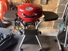 Electriq Red Compact Outdoor Electric BBQ with Cover