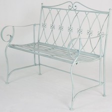 Foldable Metal Garden Bench