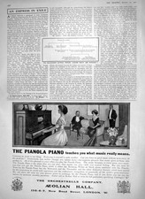 Original Old Antique Print