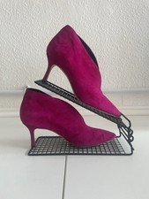Hobbs Hot Pink Suede Shoe
