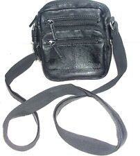 Matties faux leather cross over bag with 4 external + 1 Internal zipped pockets