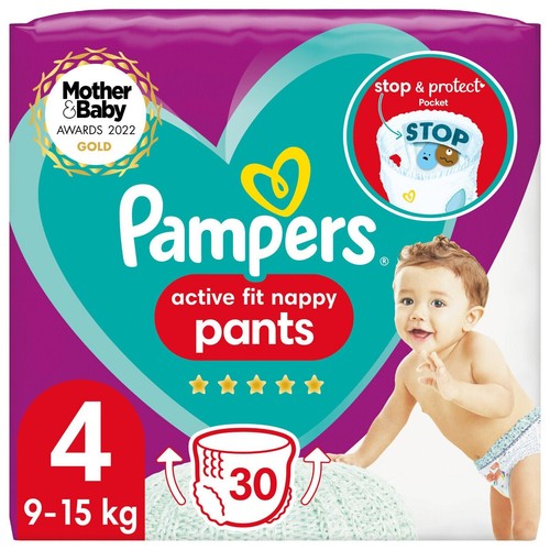 Pampers active fit nappy pants - pampers,