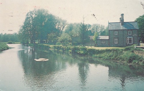 Postcard thetford bridge - thetford,