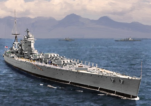 Hms nelson hand finished - hms,
