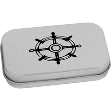 'Ship Helm' Metal Hinged Tin /
