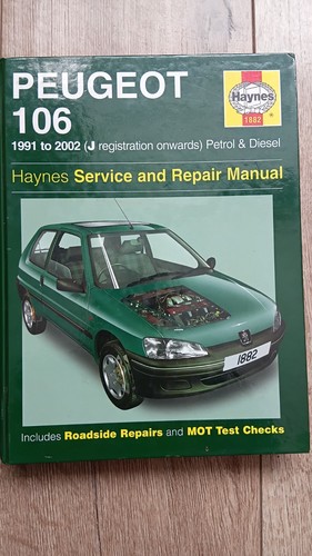 Haynes manual peugeot - manual, (1882)