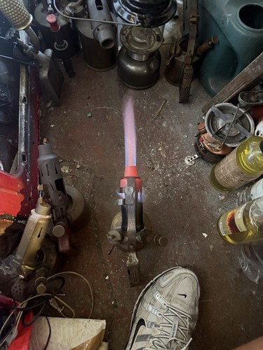Paraffin blow lamp - paraffin,