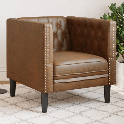 Chesterfield sofa chair brown - chesterfield,