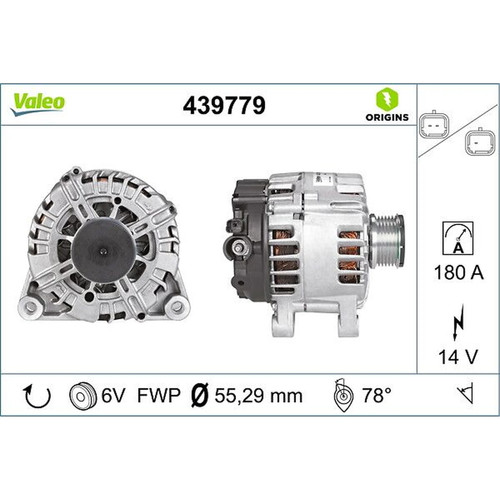 Valeo car alternator 12v - valeo, fits